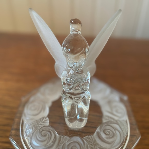 RARE Arribas Brothers for Disney Glass Tinkerbell Trinket Box - Jewelry - Picture 6 of 9